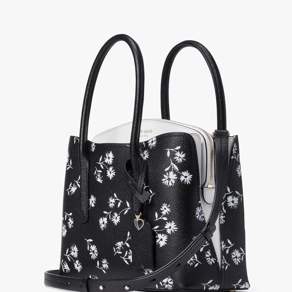 Kate Spade margaux dandelion floral medium satchel